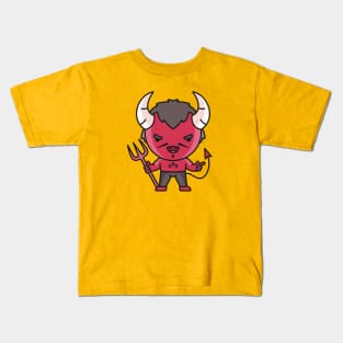 Kawaii Cute Little Devil Kids T-Shirt